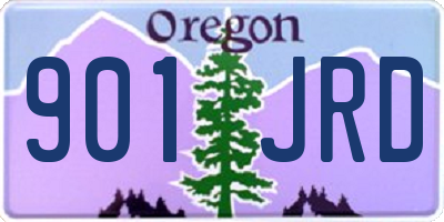 OR license plate 901JRD
