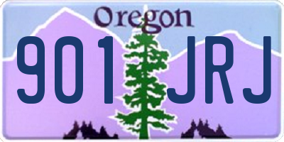 OR license plate 901JRJ