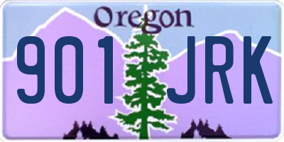 OR license plate 901JRK