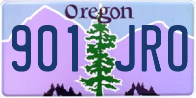 OR license plate 901JRO