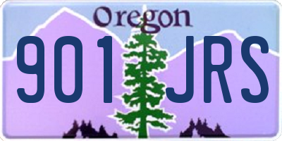 OR license plate 901JRS