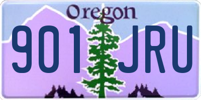 OR license plate 901JRU