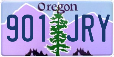 OR license plate 901JRY