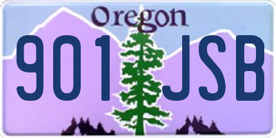 OR license plate 901JSB