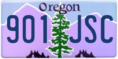 OR license plate 901JSC