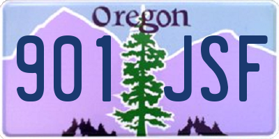 OR license plate 901JSF