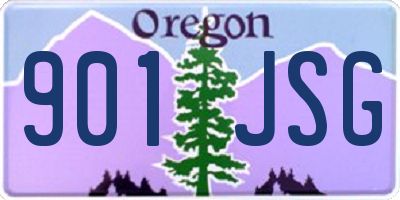 OR license plate 901JSG
