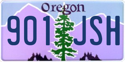 OR license plate 901JSH