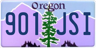 OR license plate 901JSI