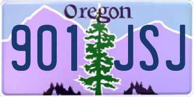 OR license plate 901JSJ