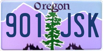 OR license plate 901JSK