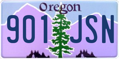 OR license plate 901JSN