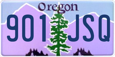 OR license plate 901JSQ