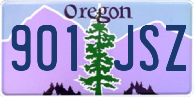 OR license plate 901JSZ