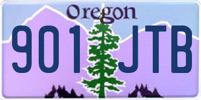 OR license plate 901JTB