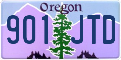 OR license plate 901JTD