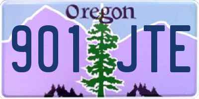 OR license plate 901JTE