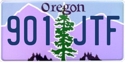 OR license plate 901JTF