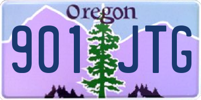 OR license plate 901JTG