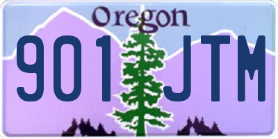 OR license plate 901JTM
