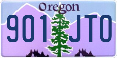 OR license plate 901JTO