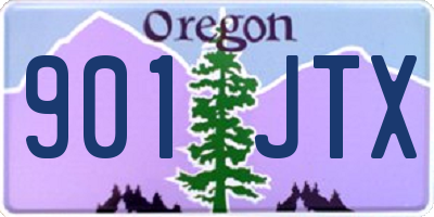 OR license plate 901JTX