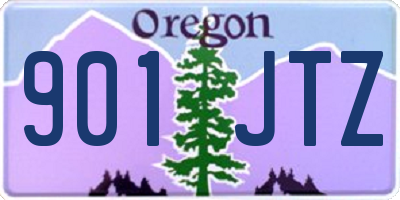 OR license plate 901JTZ