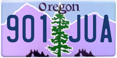 OR license plate 901JUA