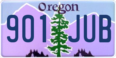 OR license plate 901JUB