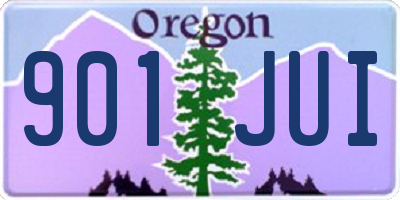 OR license plate 901JUI