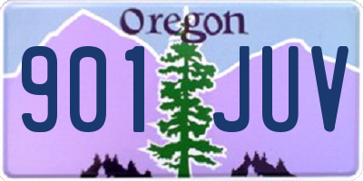 OR license plate 901JUV