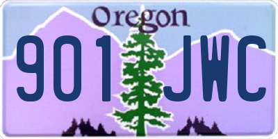 OR license plate 901JWC
