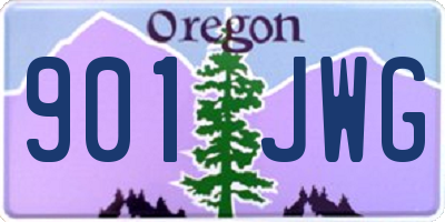 OR license plate 901JWG
