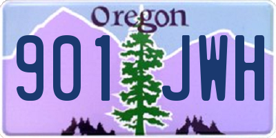 OR license plate 901JWH