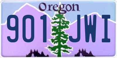 OR license plate 901JWI