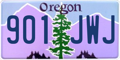 OR license plate 901JWJ
