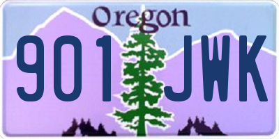 OR license plate 901JWK