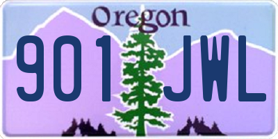 OR license plate 901JWL
