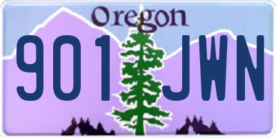 OR license plate 901JWN