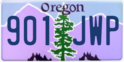 OR license plate 901JWP