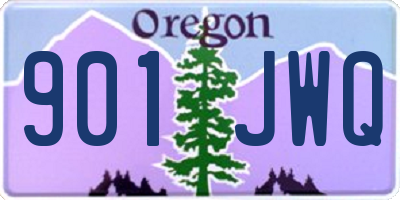 OR license plate 901JWQ