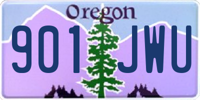 OR license plate 901JWU