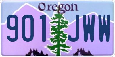 OR license plate 901JWW