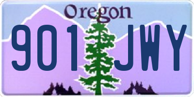 OR license plate 901JWY