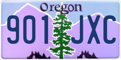 OR license plate 901JXC
