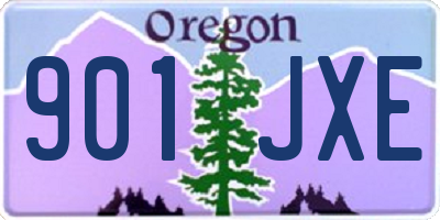 OR license plate 901JXE