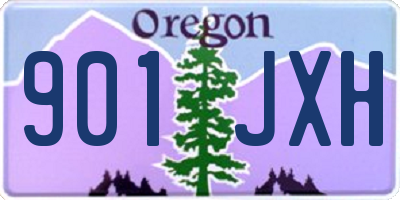 OR license plate 901JXH