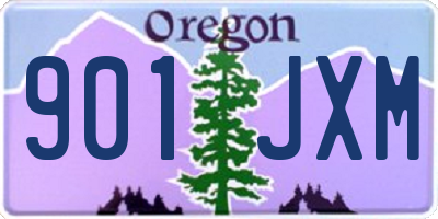 OR license plate 901JXM