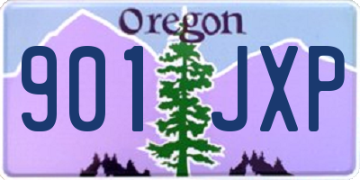 OR license plate 901JXP