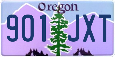 OR license plate 901JXT